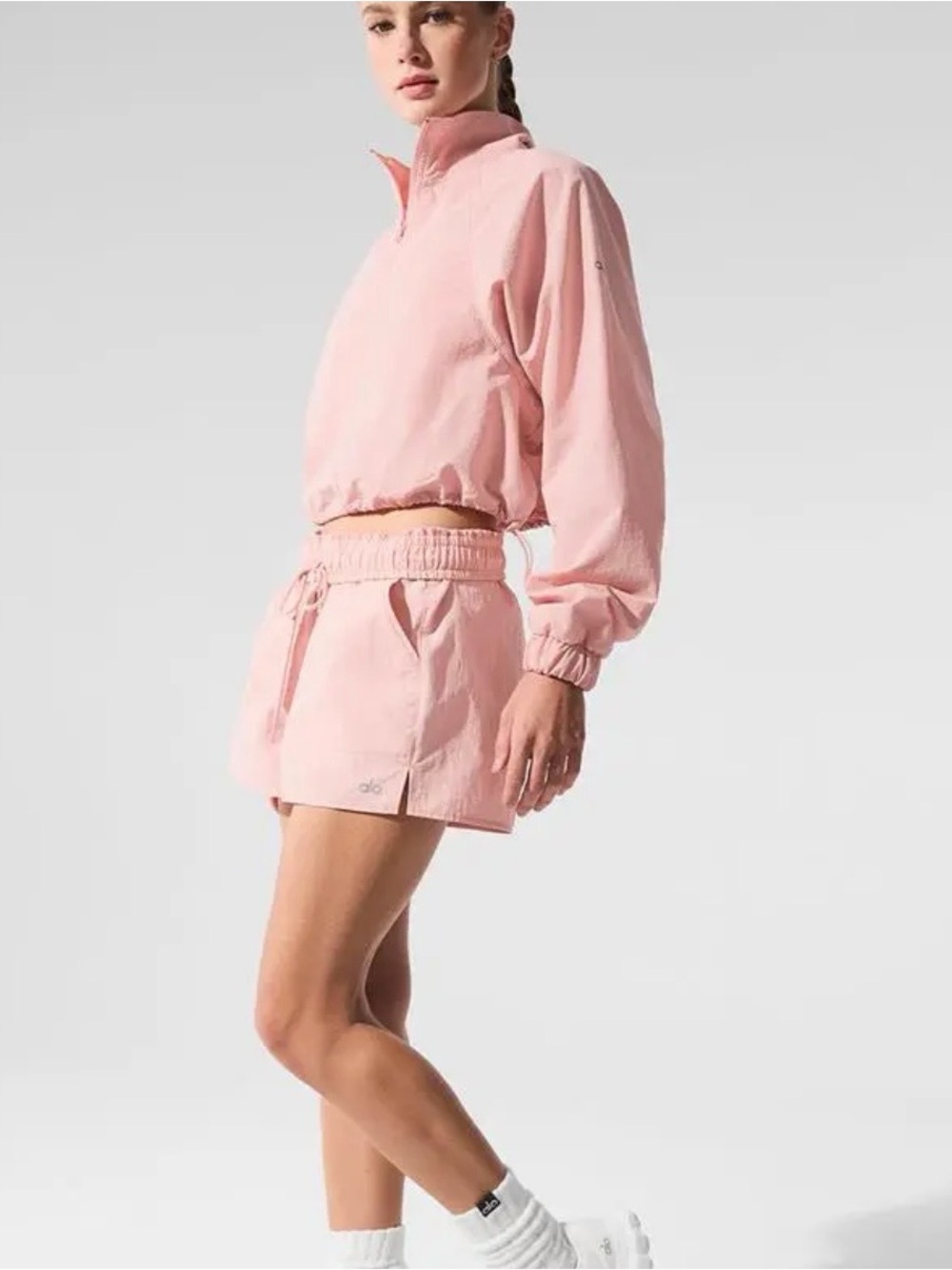 Alo Alumni Short, Pink Quartz
